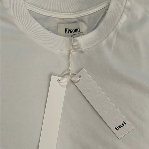 NEW Men's White organic cotton T-Shirt - Picture 4 of 5